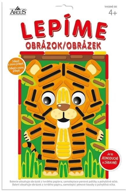 Argus Kreativní tvoření - Lepíme obrázek - Tygr - 1913-0007