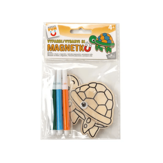 Argus Kreativní tvoření - vybarvi si magnetku - Želva - 1926-0011