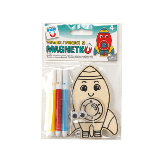 Argus Kreativní tvoření - vybarvi si magnetku - Raketa - 1926-0013