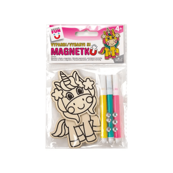 Argus Kreativní tvoření - vybarvi si magnetku - Jednorožec - 1926-0014