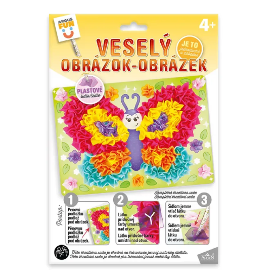 Argus Kreativní tvoření - veselý obrázek - Motýl - 1932-0002