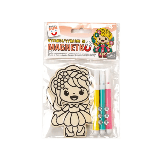 Argus Kreativní tvoření - vybarvi si magnetku - Víla - 1926-0010