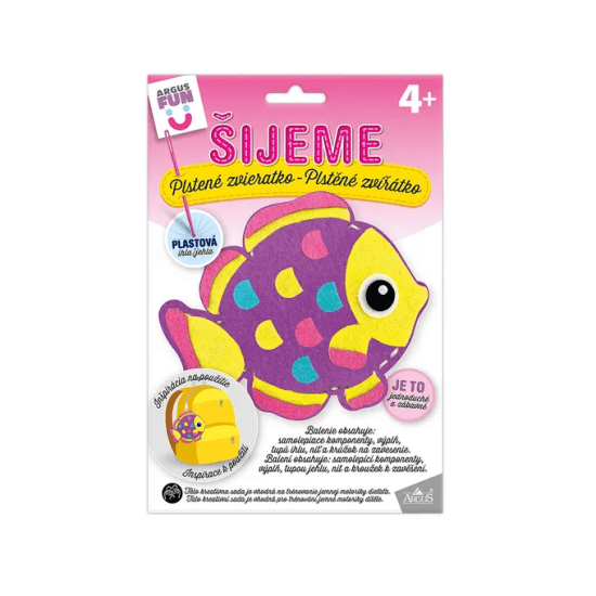 Argus Kreativní tvoření - šijeme plstěné zvířátko - Rybka - 1911-0019