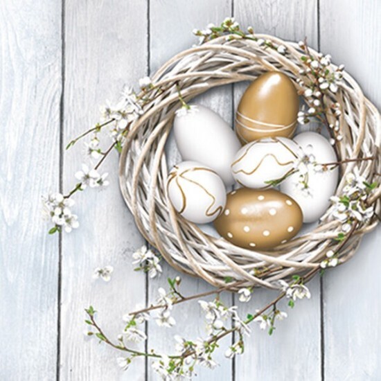 Ubrousky Daisy L - White Cold Eggs in Wicker Nest - SD_WL_012801
