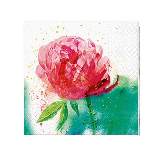 PAW Ubrousky PAW Dekor C - Peony Watercolor - SDC143500
