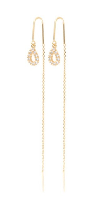 Soliter Řetízkové náušnice ze žlutého zlata Kapka 239 001 01342 00