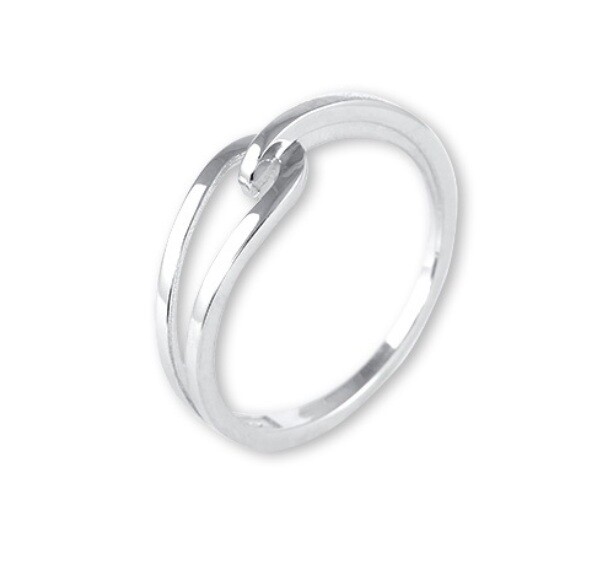Soliter Dámský proplétaný prsten z bílého zlata 221 001 00672 07 58 mm