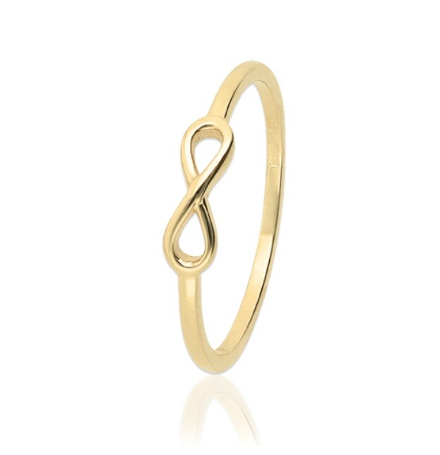 Soliter Prsten ze žlutého zlata Nekonečno 221 001 00712 00 60 mm