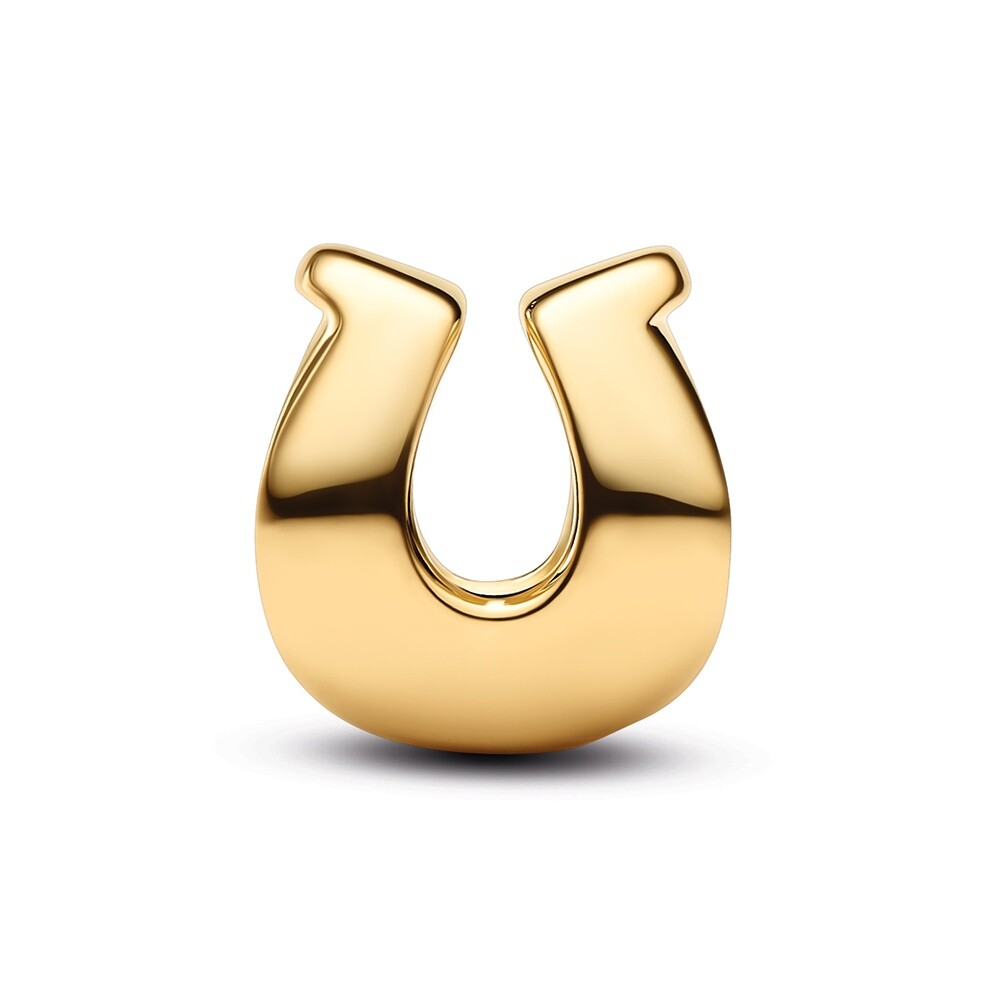 Pandora Pozlacený mini korálek Podkova Shine Moments 764517C00