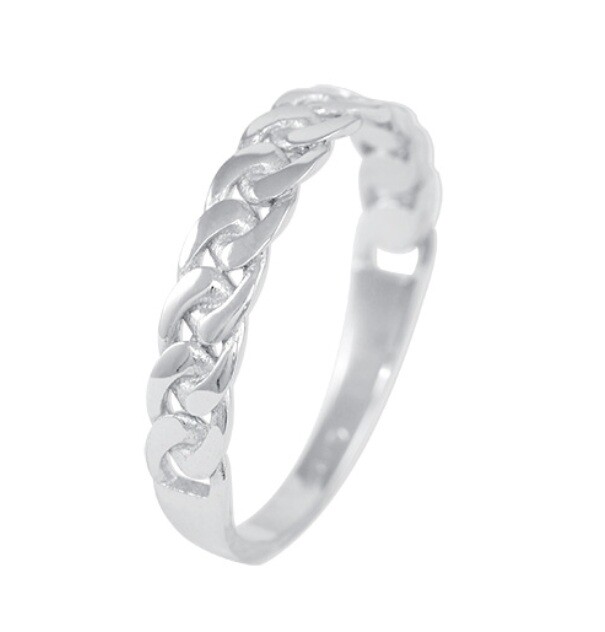 Soliter Stylový dámský prsten z bílého zlata 221 001 00680 07 60 mm