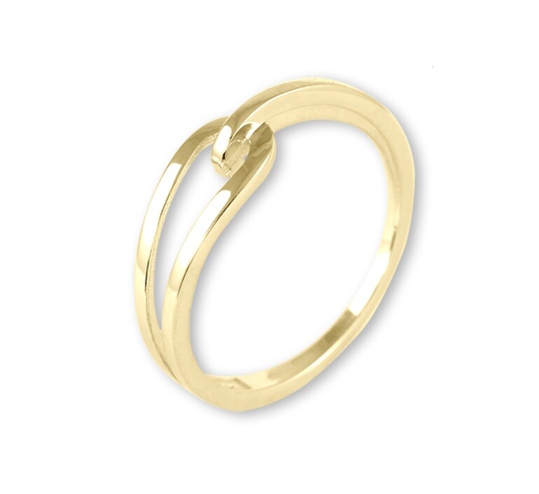 Soliter Dámský proplétaný prsten ze žlutého zlata 221 001 00672 00 59 mm