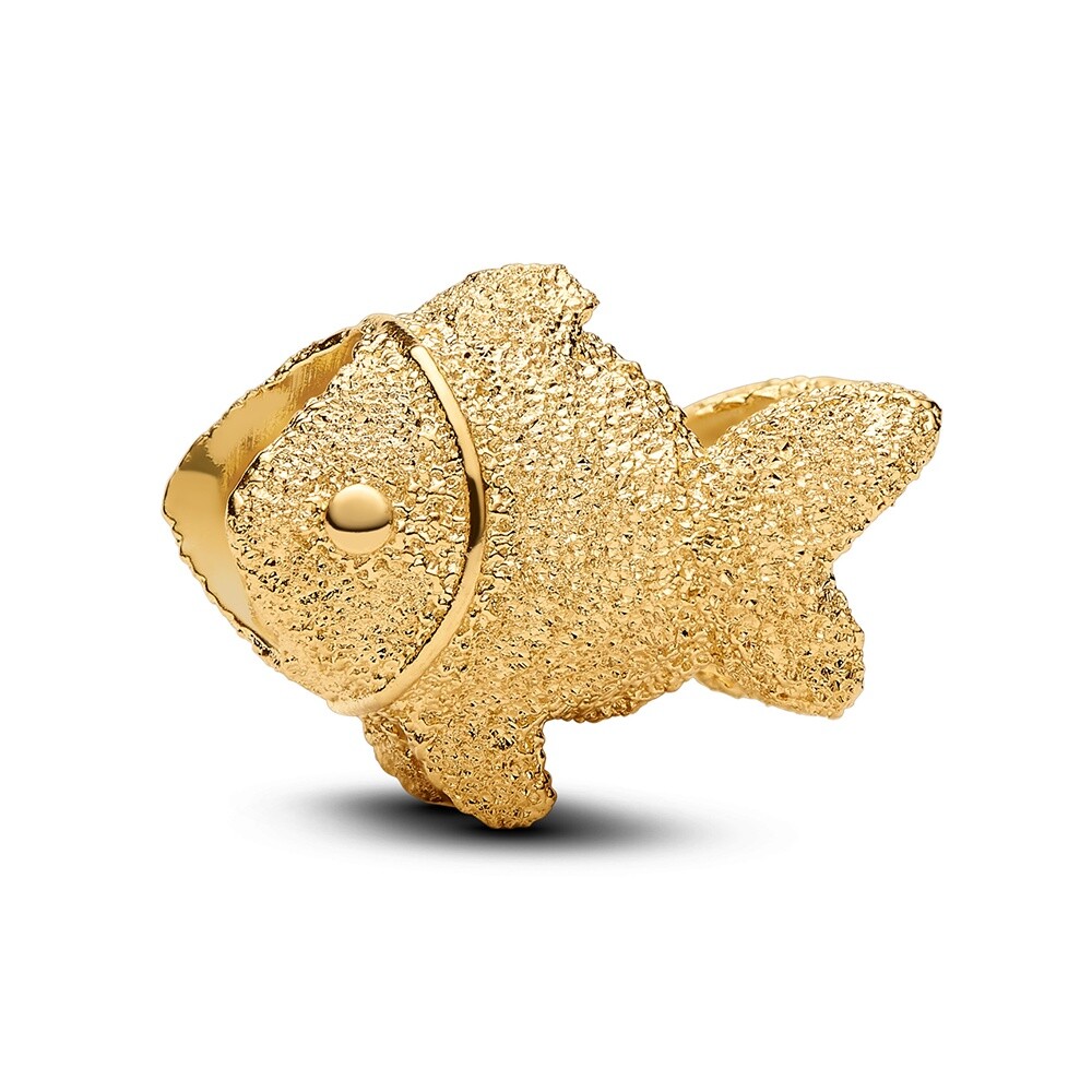 Pandora Pozlacený mini korálek Rybka Shine Moments 764522C00