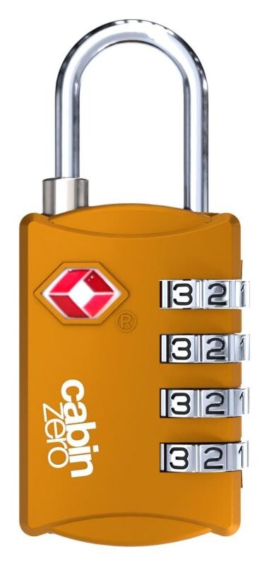 CabinZero TSA Travel Lock Orange Chill