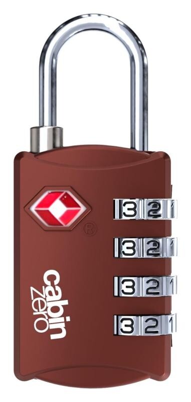 CabinZero TSA Travel Lock Sangria Red