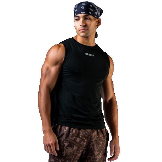 Nebbia Bezešvé tričko bez rukávů POWER 899