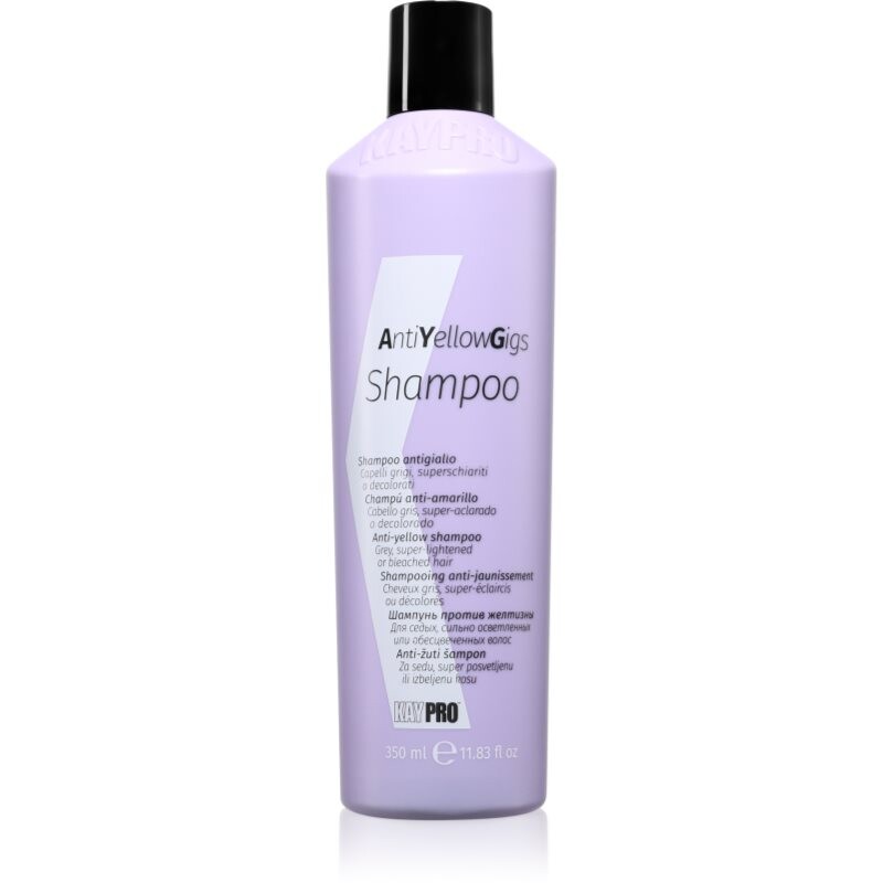 Kaypro Anti Yellow Gigs Shampoo šampon proti žlutým tónům pro blond vlasy 350 ml