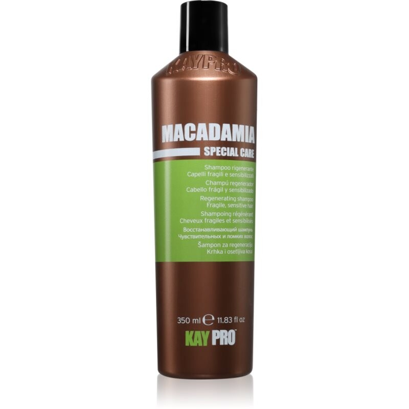 Kaypro Macadamia Regenerating Shampoo regenerační šampon proti lámavosti vlasů 350 ml