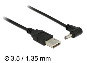 Delock Cable USB Power > DC 3.5 x 1.35 mm Male 90° 1.5 m