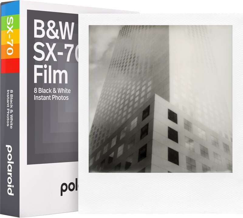 Polaroid fotopapír B&W Film pro SX-70