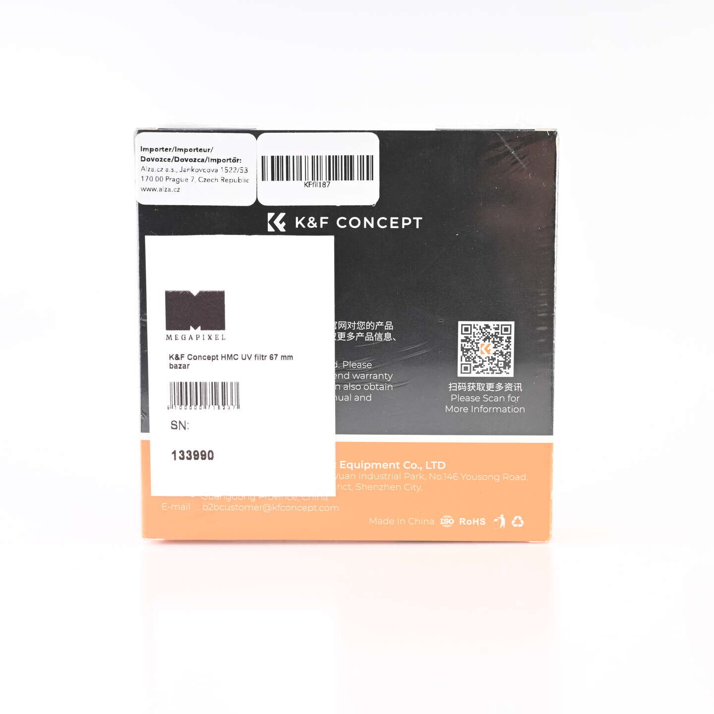 K&F Concept HMC UV filtr 67 mm bazar