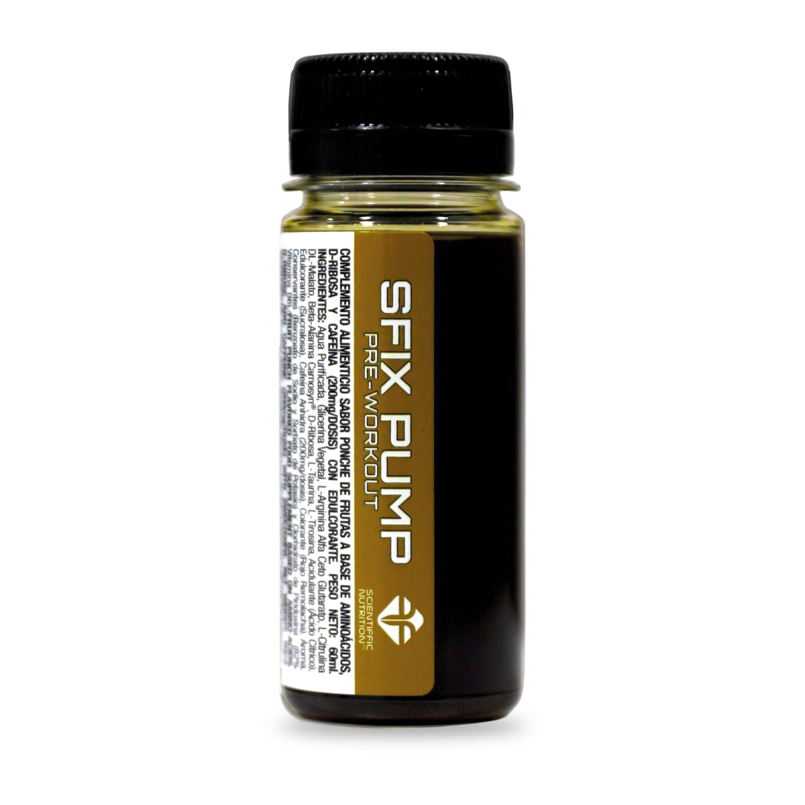 Scientiffic Nutrition SFix Pump tréninkový booster shot - Červené ovoce 60 ml