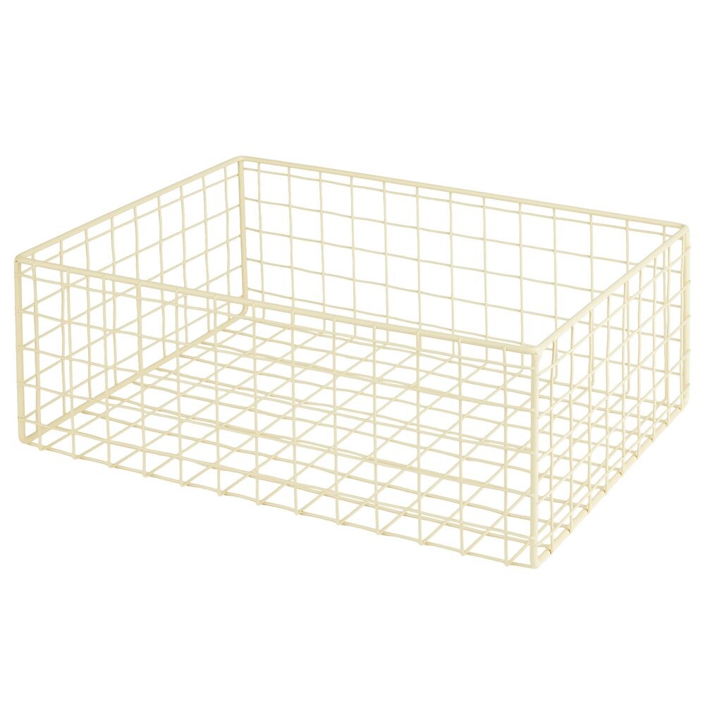 DEPOSIT Úložný kovový koš 24 x 34 cm - žlutá