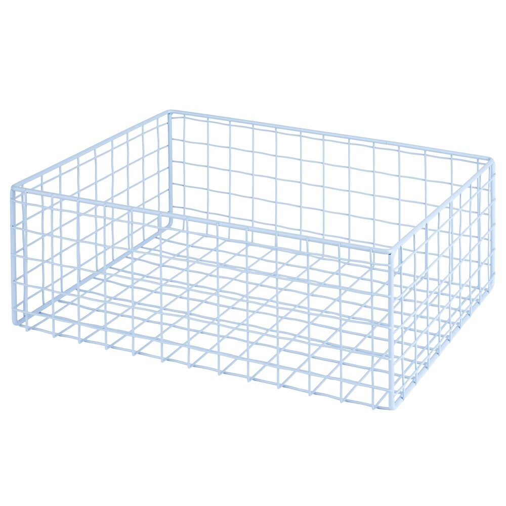 DEPOSIT Úložný kovový koš 24 x 34 cm - sv. modrá