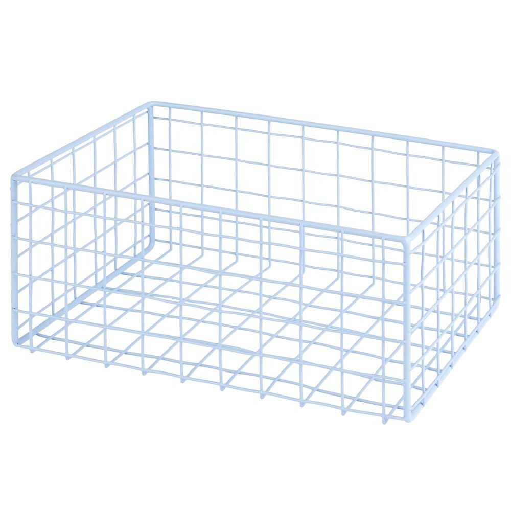 DEPOSIT Úložný kovový koš 26 x 17 cm - sv. modrá