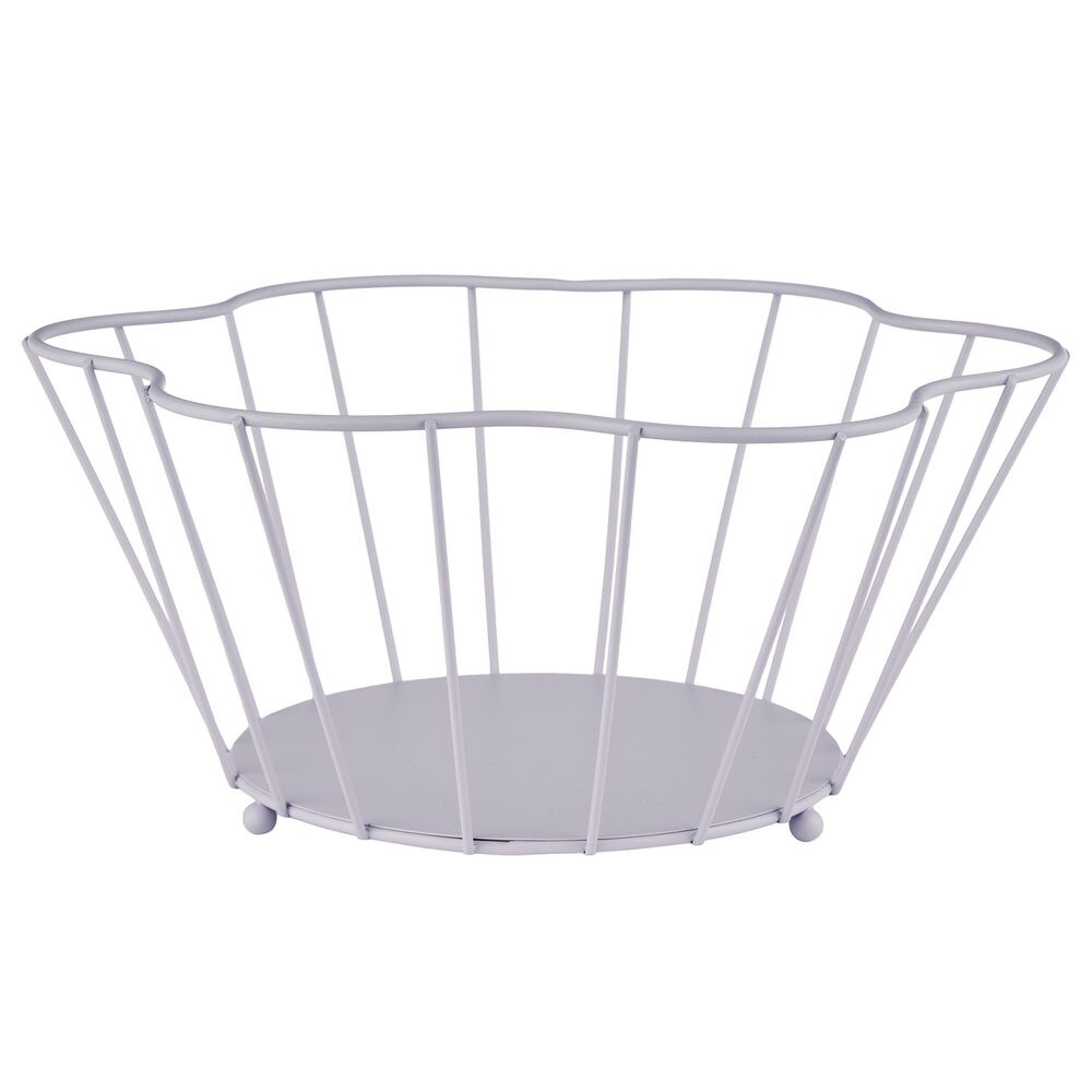 BLOOMING Košík kovový 30 cm - sv. fialová