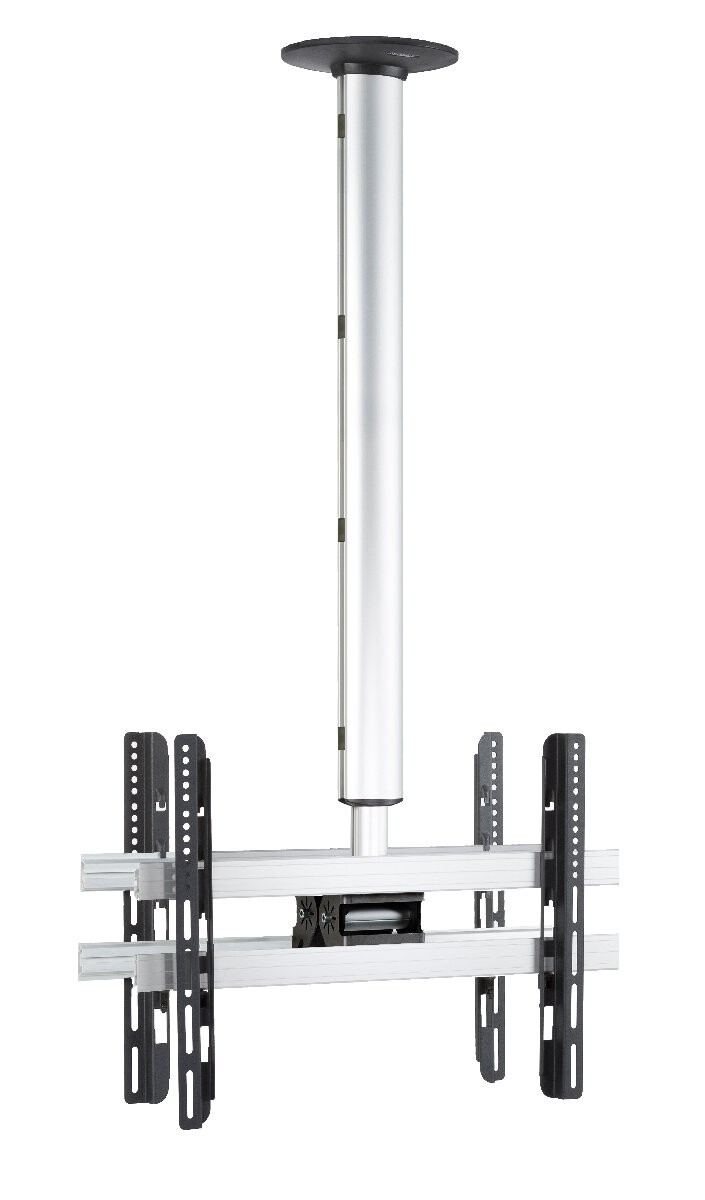 VCM Stropní držák „CM 4 Maxi Double“, stříbrný