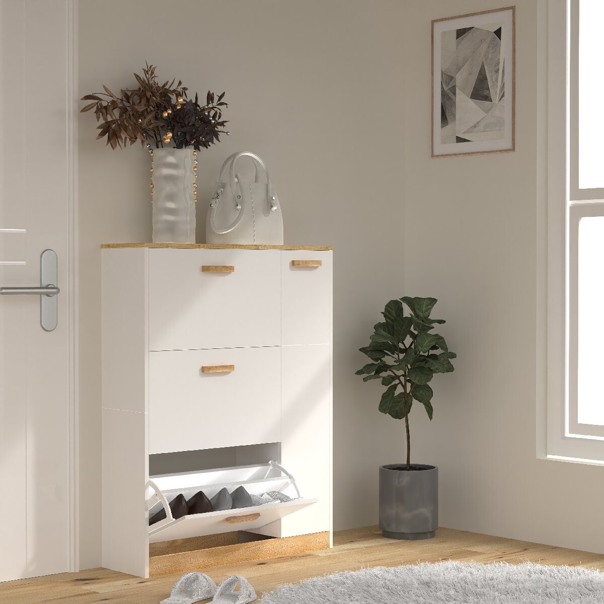 Botník VCM „Halom L“, bílý