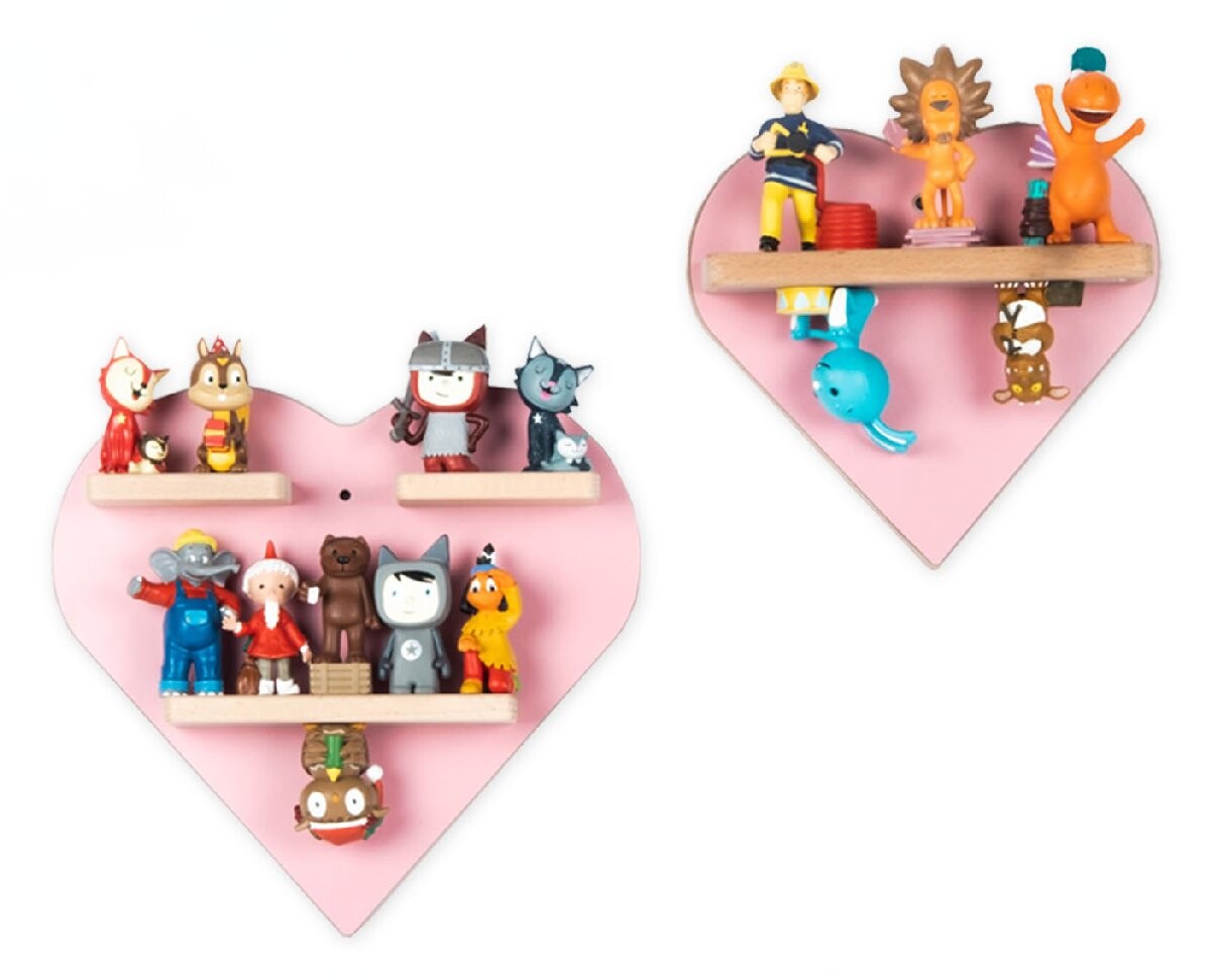 VCM Police Boarti Tonie - Sada srdíček, růžová