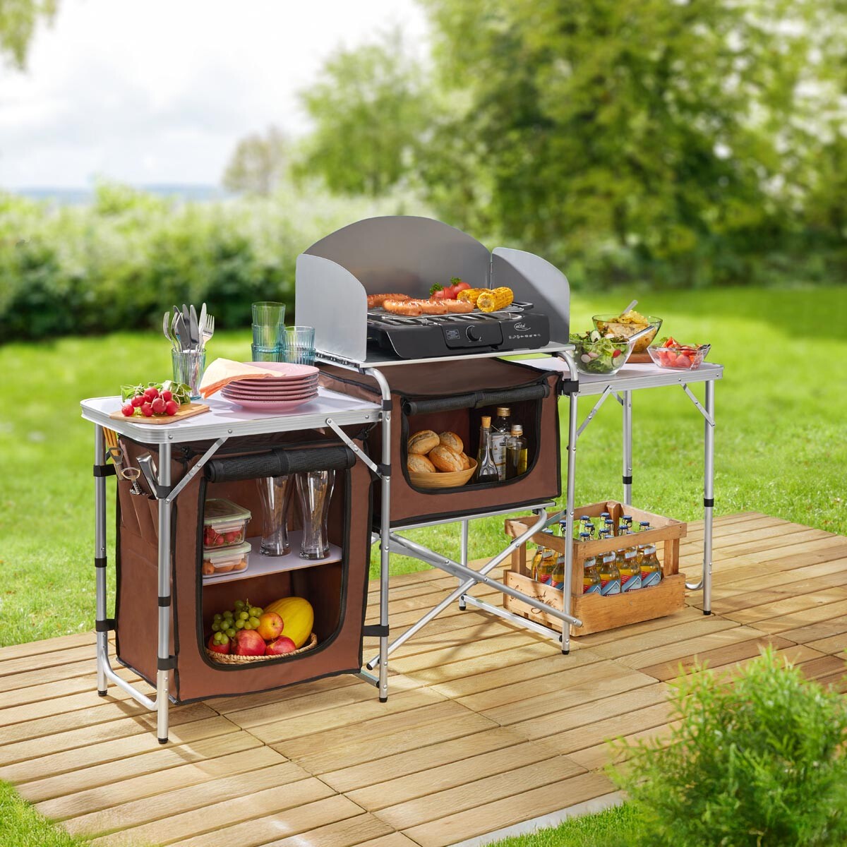 Mobilní venkovní kuchyně