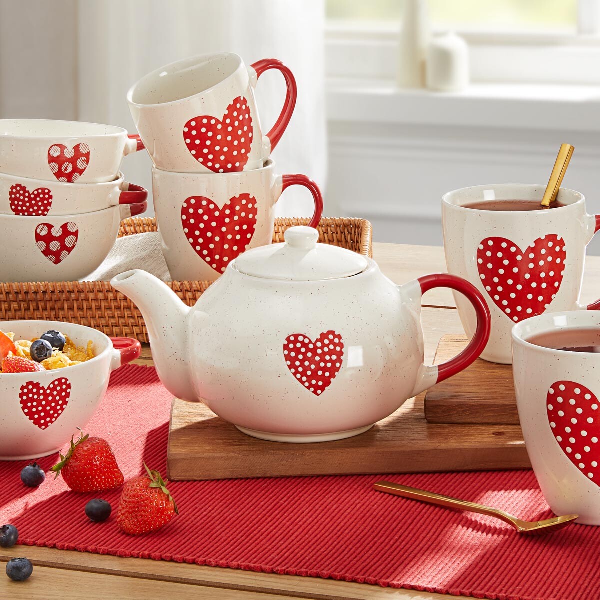 Konvice na čaj Srdce, 1,2 l