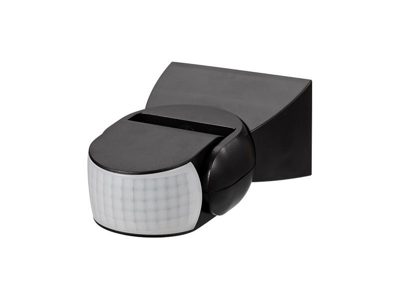GETI GS1103B pohybové čidlo pro LED 180° na stěnu černé 12m IP65 230V 10s-15m