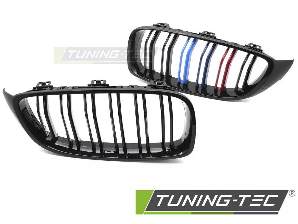 GRILLE SPORT GLOSSY BLACK TRI-COLOUR DOUBLE BAR fits BMW F32 / F33 / F36 13-20