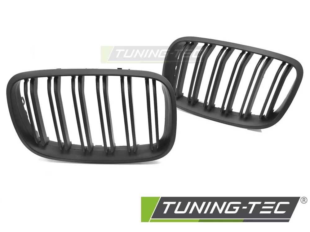GRILLE SPORT MATT BLACK DOUBLE BAR fits BMW X5 E70 07-13 / X6 E71 08-14