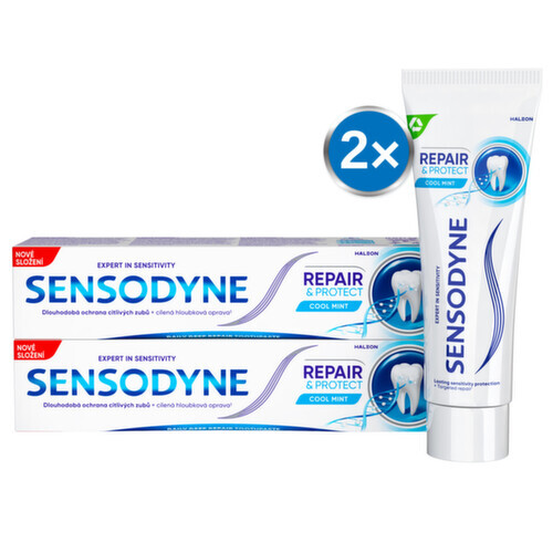 Sensodyne Repair & Protect zubní pasta 75 ml - balení 2 ks