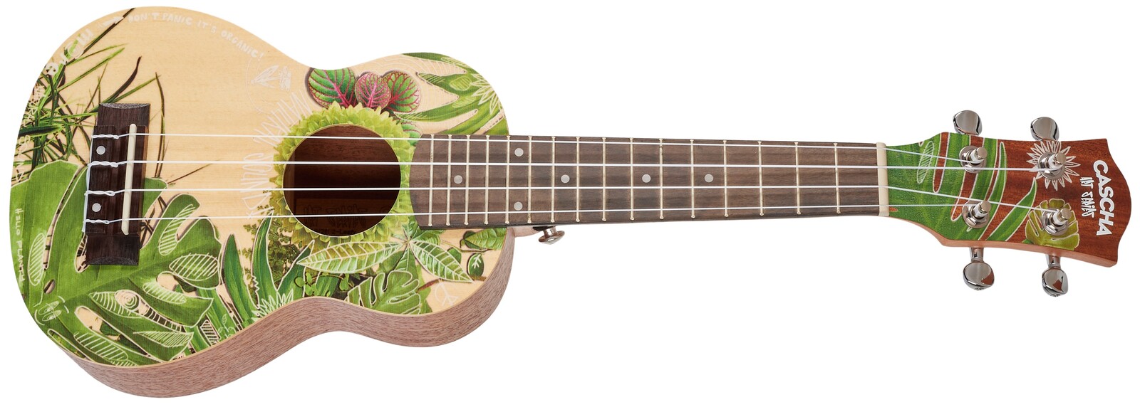 Cascha Soprano Ukulele Leafy (poškozené)