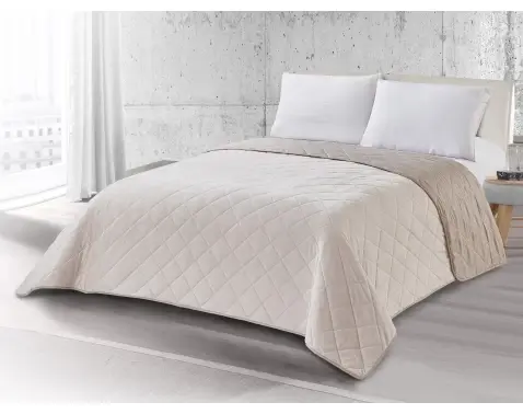 Přehoz postele Ultrasonic 220x240 cm, pískový