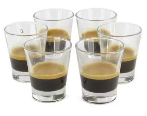 Sada skleniček (6 ks) Caffeino, 85 ml