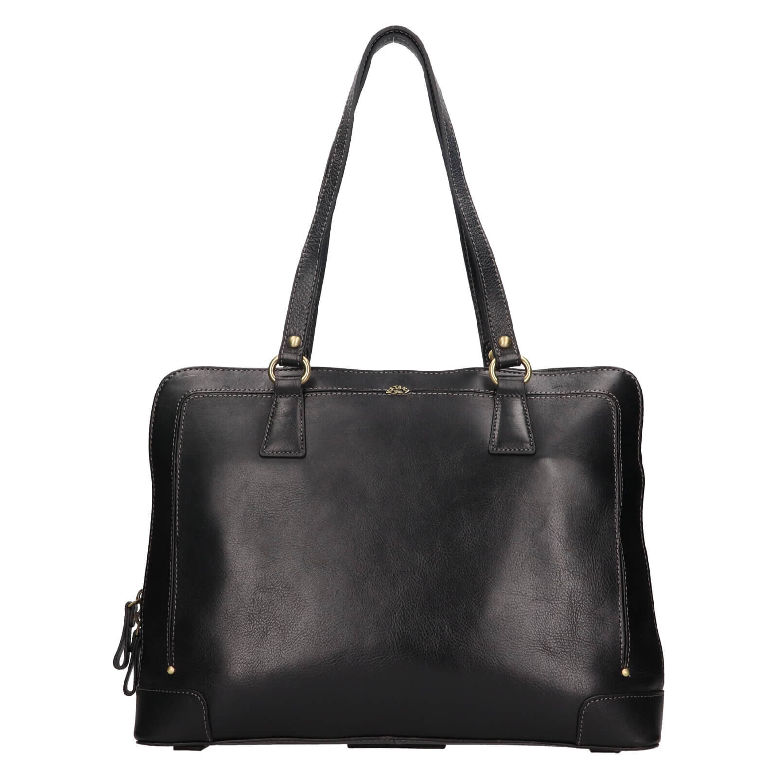 Elegantní dámská kožená kabelka Katana Ulma - černá