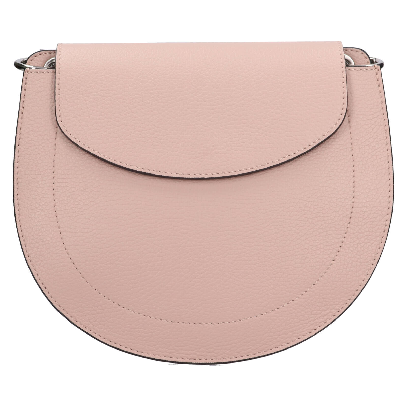 Dámská kožená crossbody kabelka Italia Locita - růžová