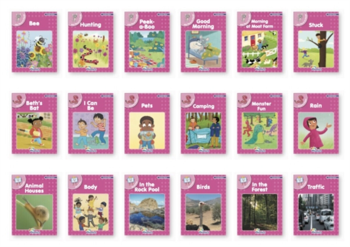 Jolly Phonics Pink Readers Complete Set - Sara Wernham