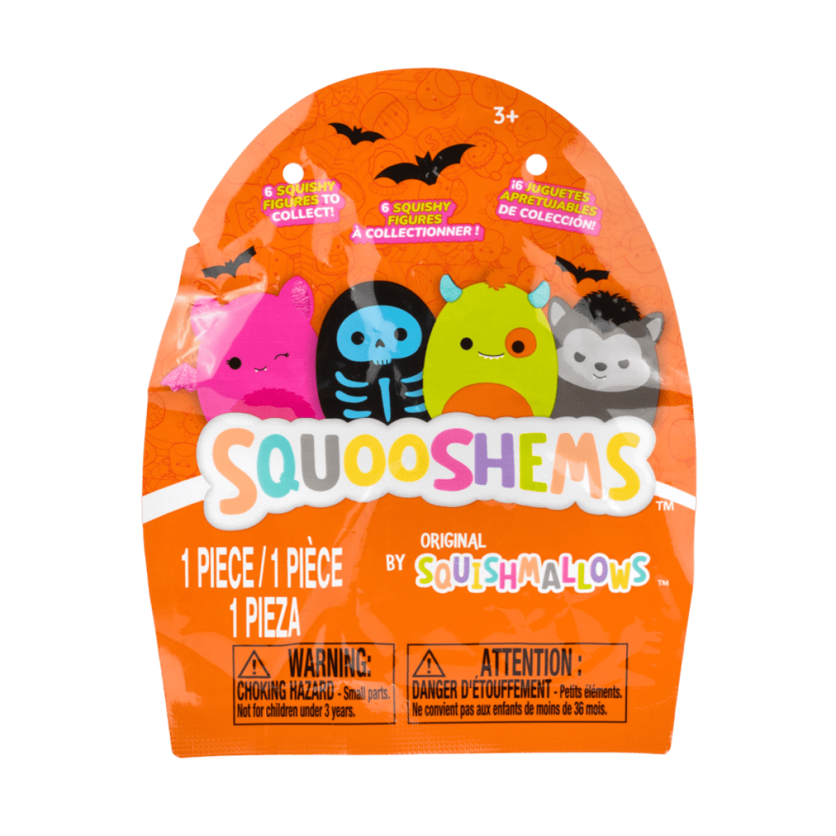 SQUISHMALLOWS Squooshems Mystery antistres figurka - Halloween