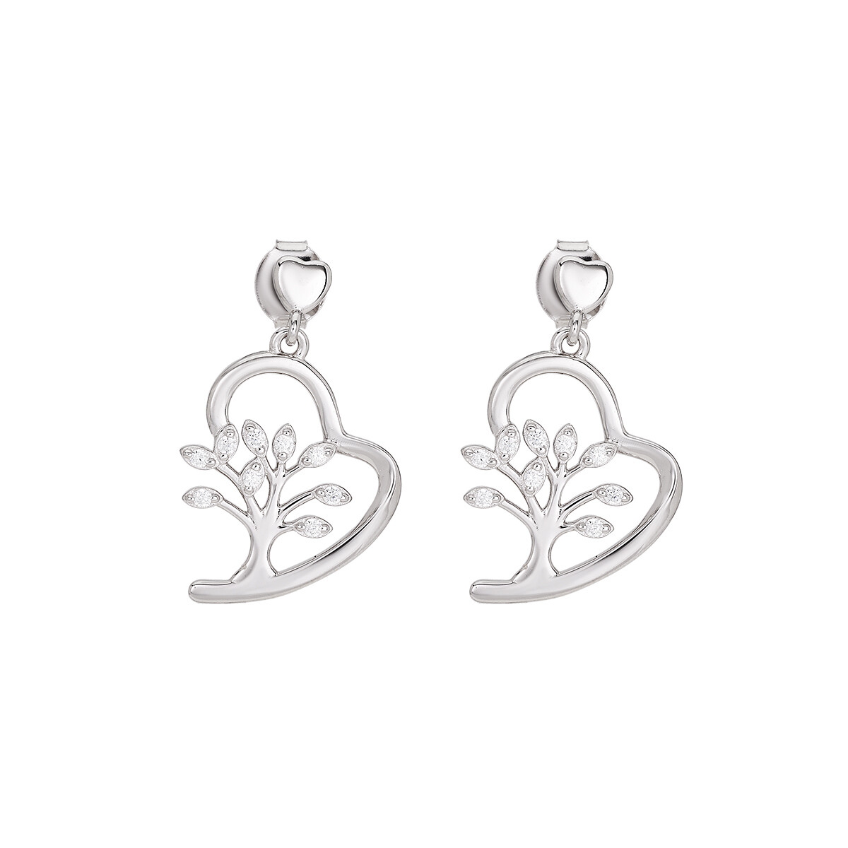 Náušnice se syntetickými kameny 136-386-008557-0000