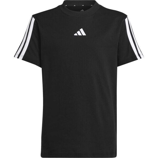 adidas 3 STRIPES TEE 160 J Dětské triko, černá, velikost