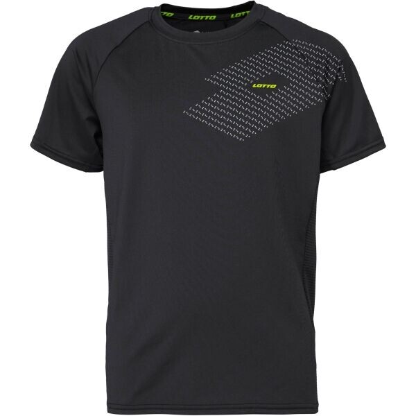 Lotto ALETTO Chlapecké triko, černá, velikost 152-158