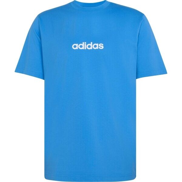 adidas LINEAR SJ TEE Pánské triko, modrá, velikost XXL