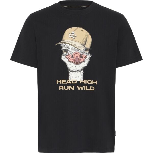 BLEND BHKURT FUNNY GRAPHIC Pánské tričko, černá, velikost